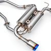 Nissan 370Z Rolled Titanium Tips Cat-Back Exhaust-1