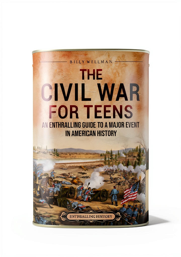 Teen Civil War History Kindle Book cover