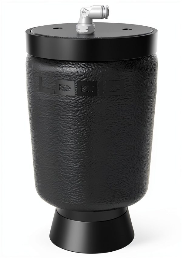 LOGIQ Air Spring 88-90001 Replacement with Pre-Installed Elbow Fitting-0
