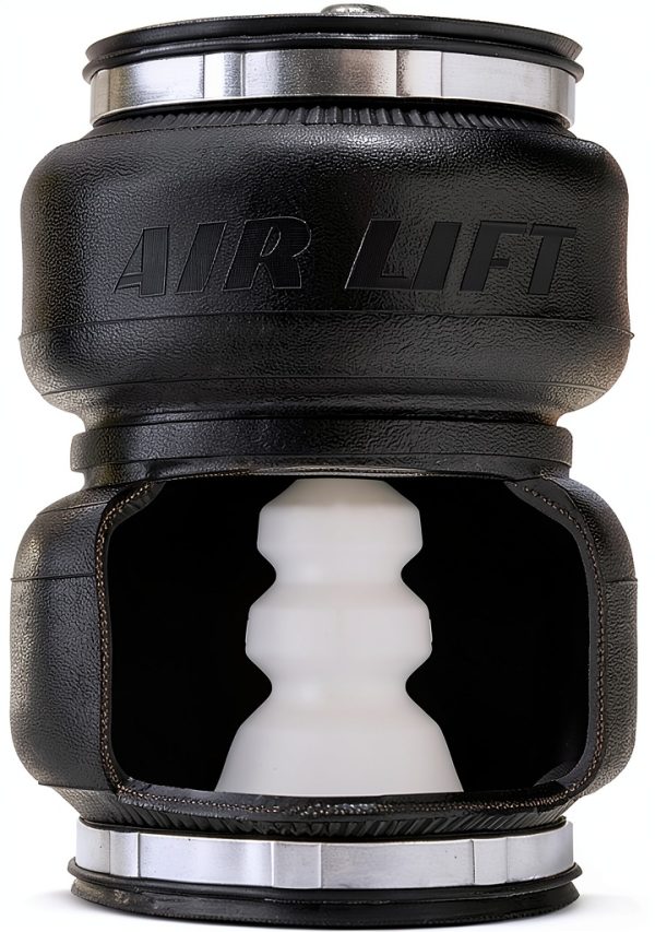 Air Lift 84201 LoadLifter 5000 Ultimate Replacement Air Spring with Hardware, Black-0