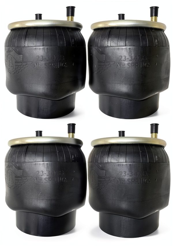 4X MVPTruckParts Trailer Air Spring Bag Compatible with Hendrickson C-34733, S-34733, and 9 10PS-14 5 P 139 H-0